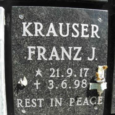 KRAUSER Franz J. 1917-1998