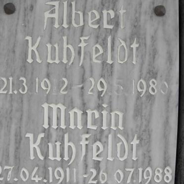 KUHFELDT Albert 1912-1980 &amp; Marin 1911-1988