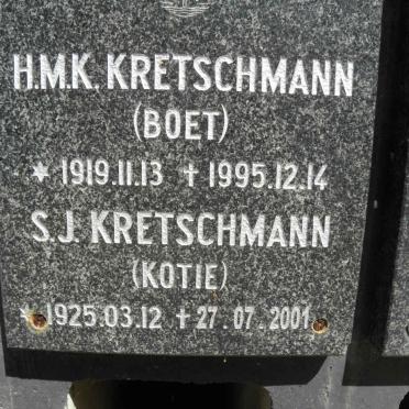 KRETSCHMANN H.M.K. 1919-1995 &amp; S.J. 1925-2001