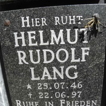 LANG Helmut Rudolf 1946-1997