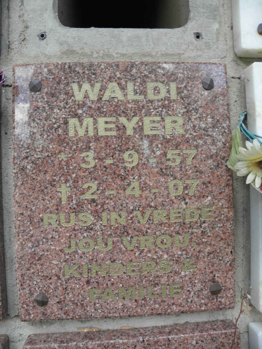 MEYER Waldi 1957-2007