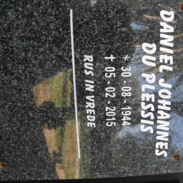 PLESSIS Daniel Johannes, du 1944-2015