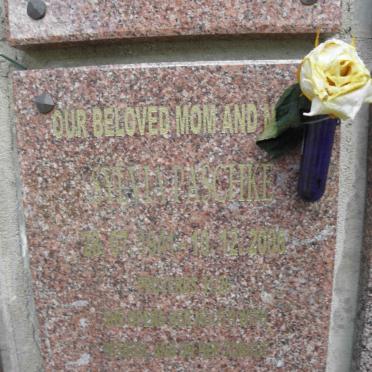 PASCHKE Sylvia 1941-2006