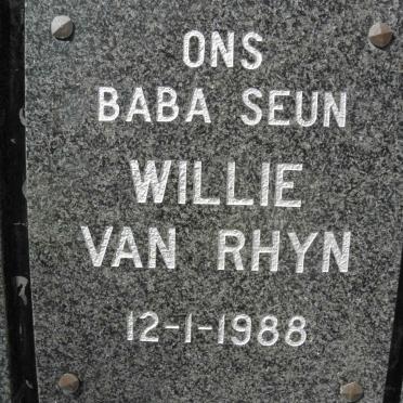 RHYN Willie, van -1988