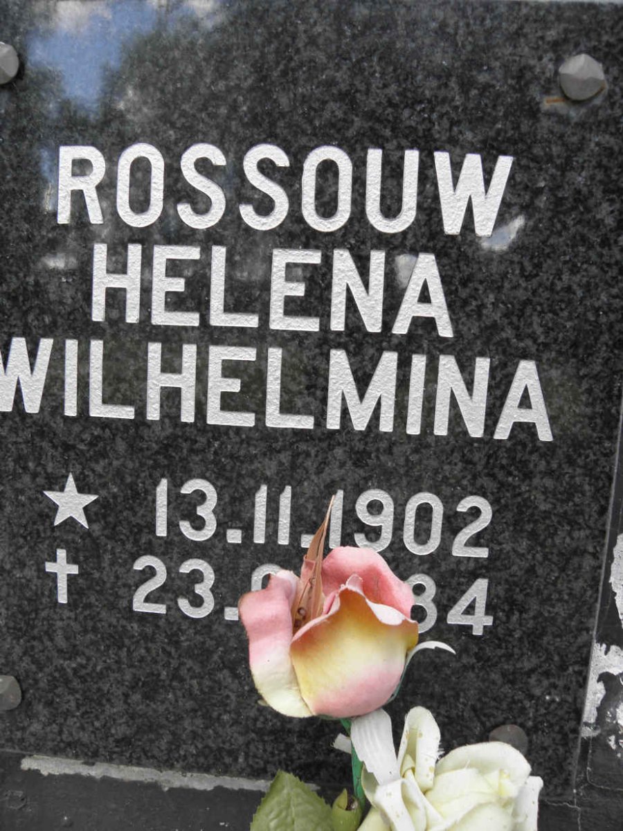 ROSSOUW Helena Wilhelmina 1902-1984