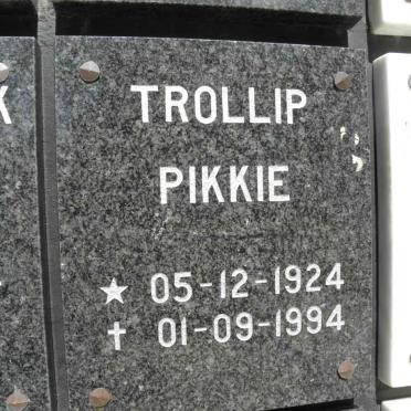 TROLLIP Pikkie 1924-1994