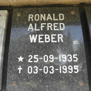WEBER Ronald Alfred 1935-1995