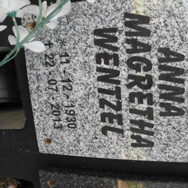 WENTZEL Anna Magretha 1930-2013