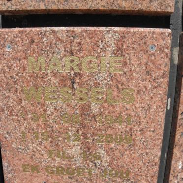 WESSELS Marge 1944-2009