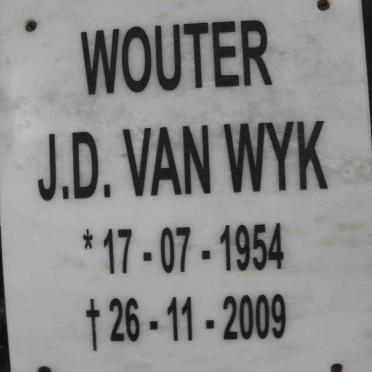 WYK Wouter J.D., van 1954-2009