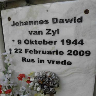 ZYL Johannes Dawid, van 1944-2009