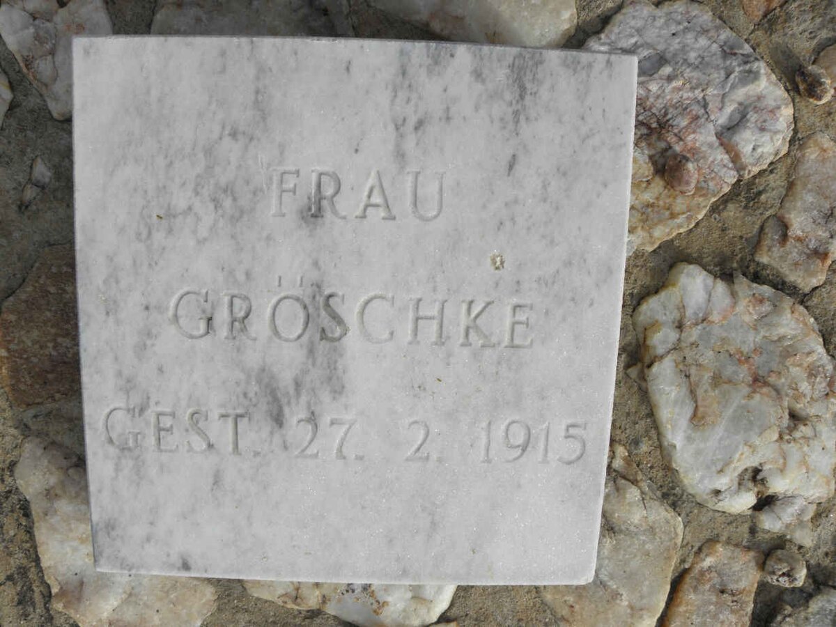 GROSCHKE -1915