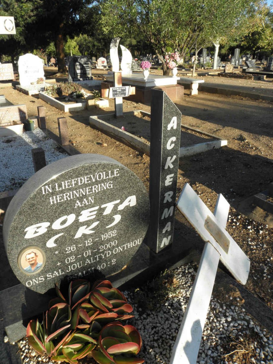 ACKERMAN K. 1952-2000