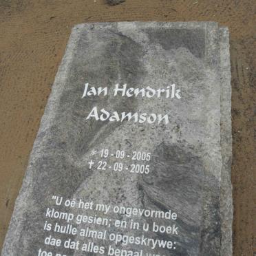 ADAMSON Jan Hendrik 2005-2005