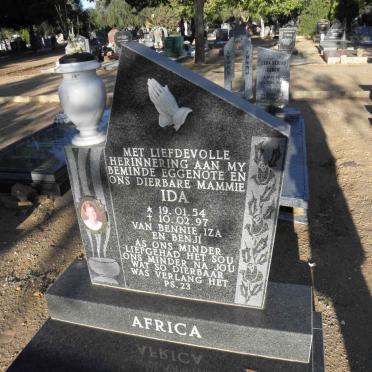 AFRICA Ida 1954-1997