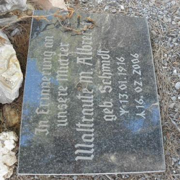 ALBRECHT Waltraute M. nee SCHMIDT 1916-2006