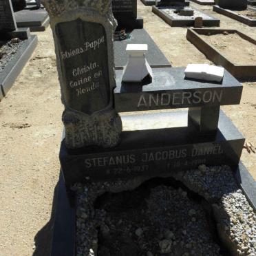 ANDERSON Stefanus Jacobus Daniël 1937-1980