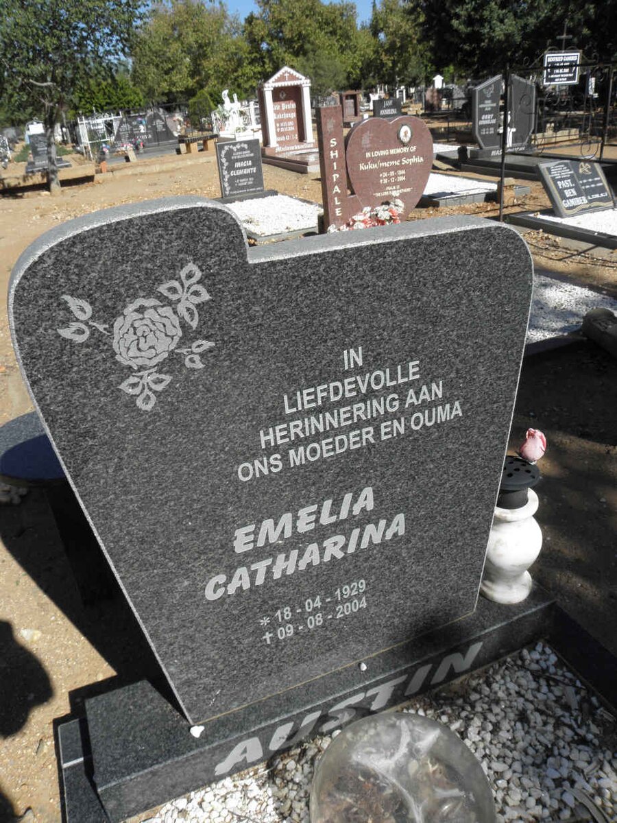AUSTIN Emelia Catharina 1929-2004