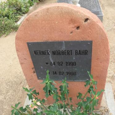 BAHR Werner Norbert 1990-1990