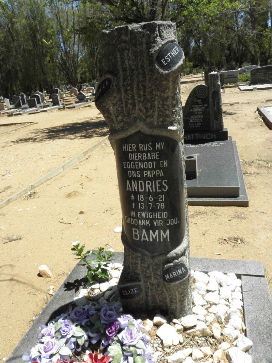 BAMM Andries 1921-1978