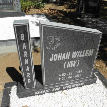BARNARD Johan Willem 1954-2002