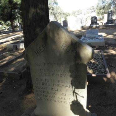 BESTER H.J. 1885-1933