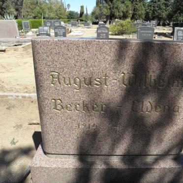 BECKER-ELDENA August-Wilhelm 1914-1966