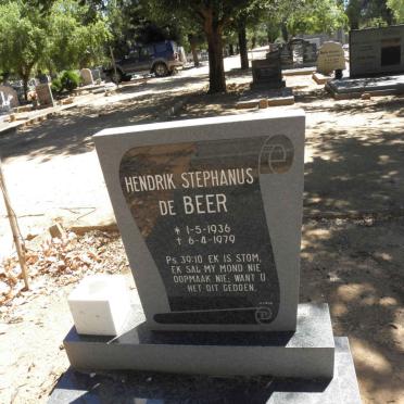 BEER Hendrik Stephanus, de 1936-1979