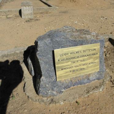 BETTESON Leigh Holmes 1946-1970