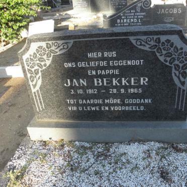 BEKKER Jan 1912-1965
