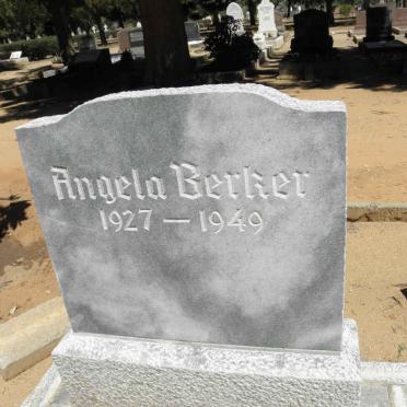 BERKER Angela 1927-1949