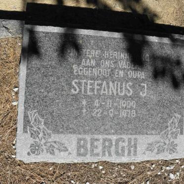 BERGH Stefanus J. 1909-1978