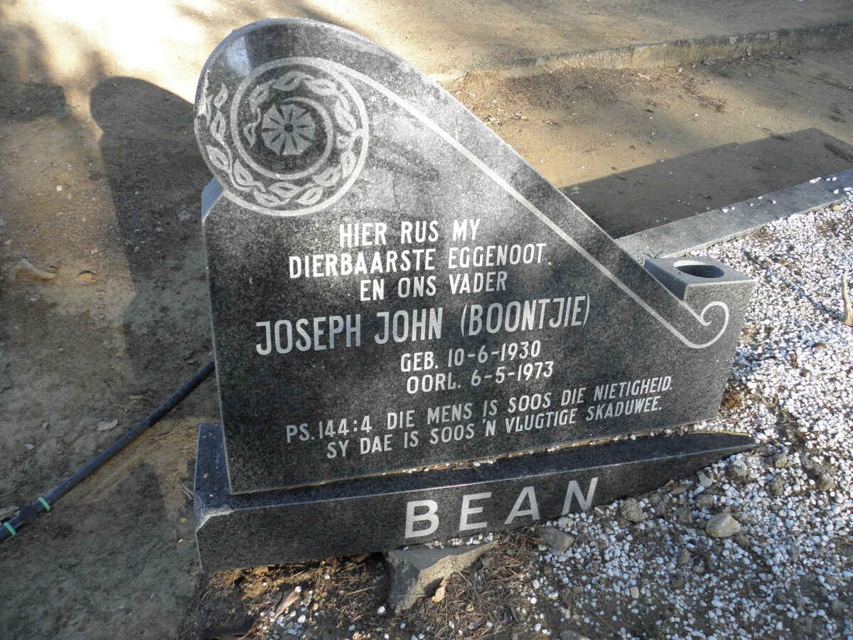BEAN Joseph John 1930-1973