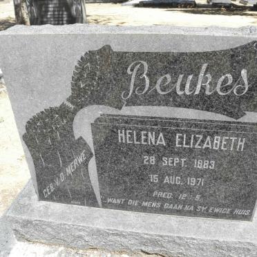 BEUKES Helena Elizabeth nee V.D. MERWE 1883-1971