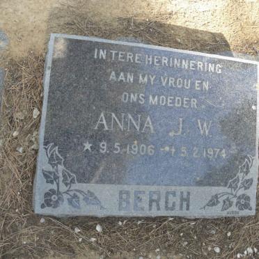 BERGH Anna J.W. 1906-1974