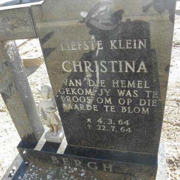 BERGH Christina 1964-1964