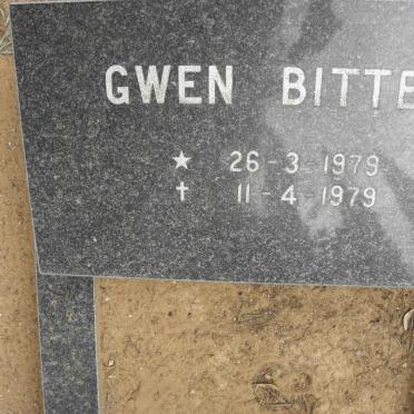 BITTER Gwen 1979-1979 