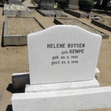 BOYSEN Helene nee KEMPE 1906-1942