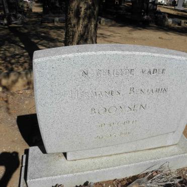 BOOYSEN Hermanus Benjamin 1941-1994