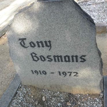 BOSMANS Tony 1910-1972