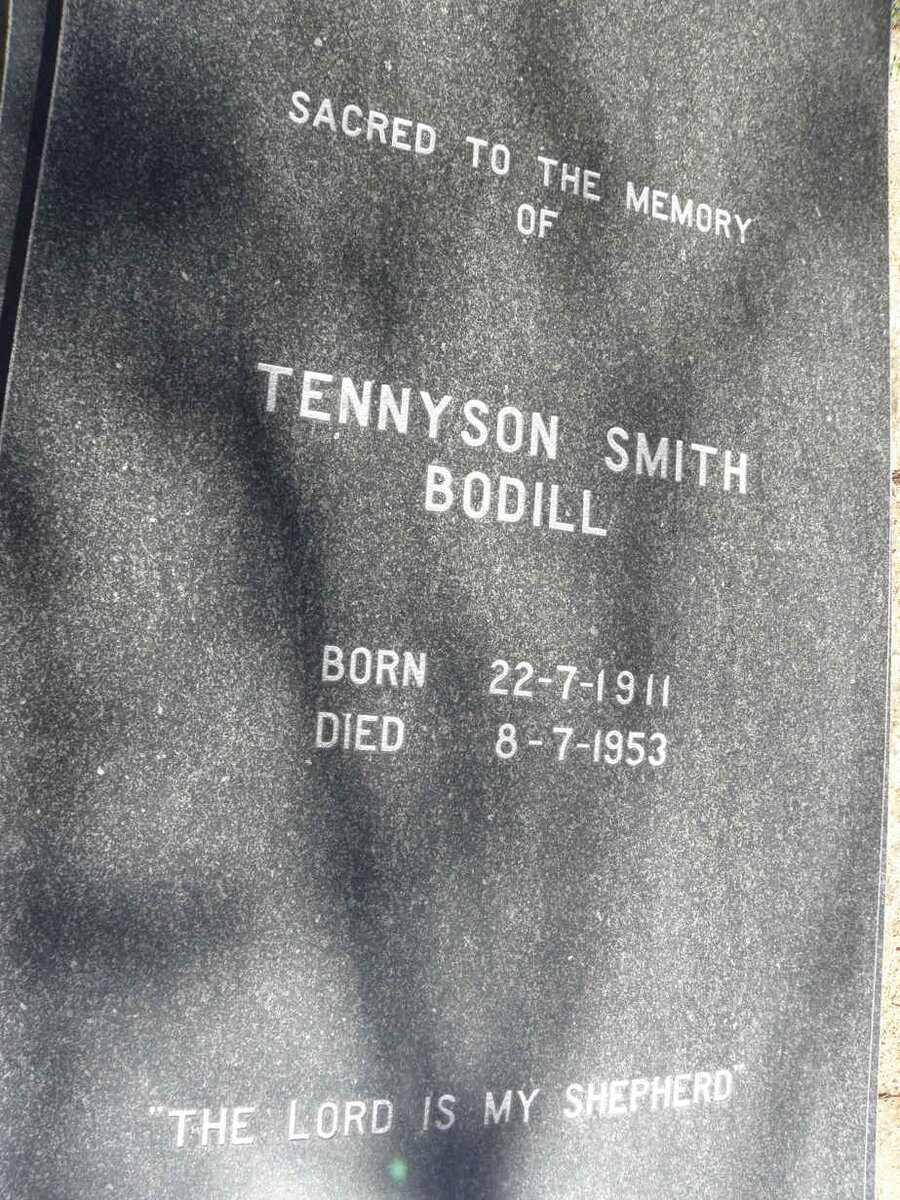 BODILL Tennyson Smith 1911-1953