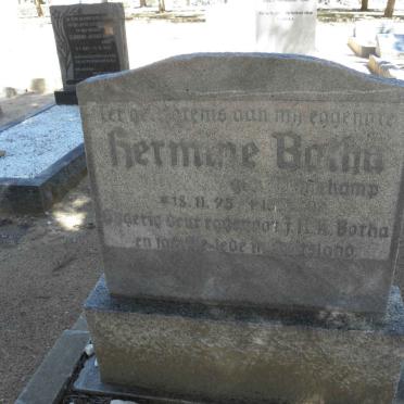 BOTHA Hermine nee WENNEKAMP 1895-19?