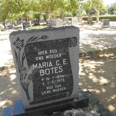 BOTES Maria C.E. 1896-1975