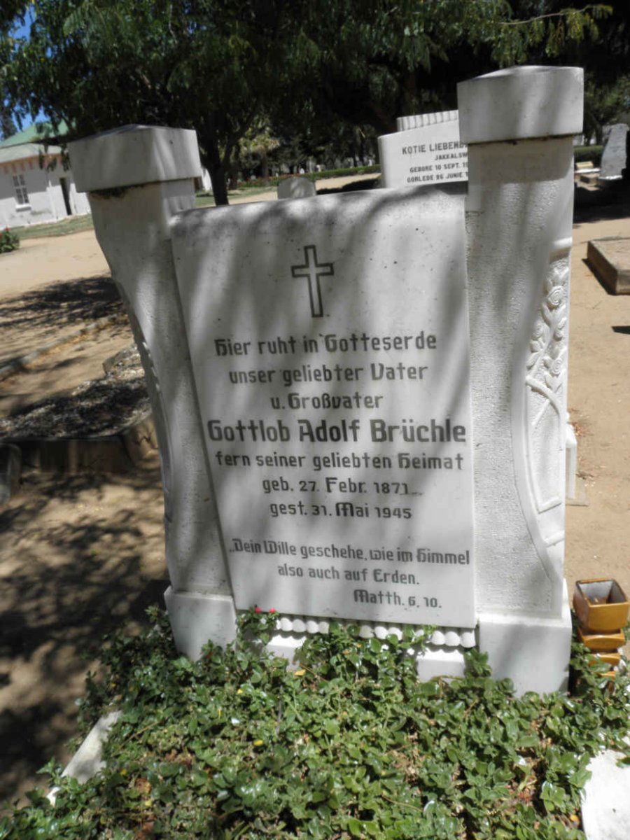 BRÜCHLE Gottlob Adolf 1871-1945