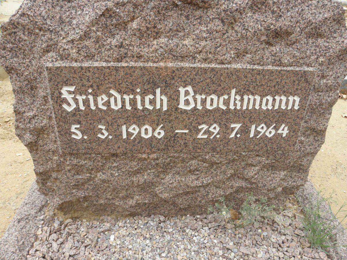 BROCKMANN Friedrich 1906-1964
