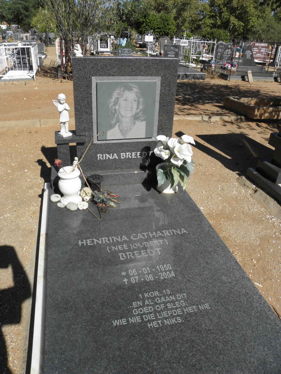 BREEDT Hendrina Catharina nee JOUBERT 1950-2004
