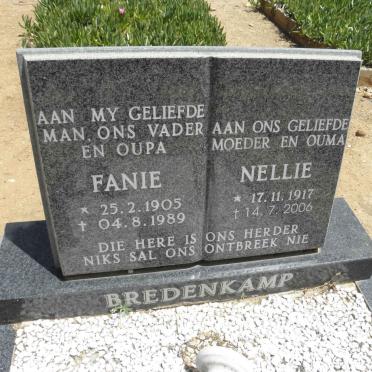 BREDENKAMP Fanie 1905-1989 &amp; Nellie 1917-2006