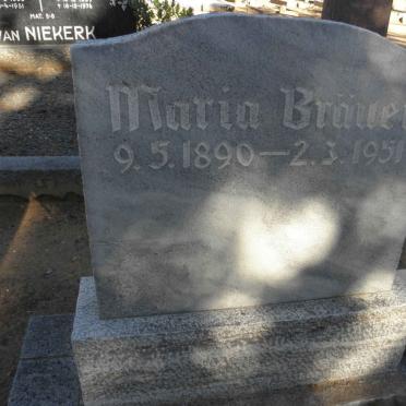 BRÄUER Maria 1890-1951