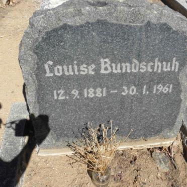 BUNDSCHUH Louise 1881-1961