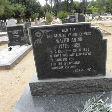 BUCH Walter Anton Peter 1910-1970